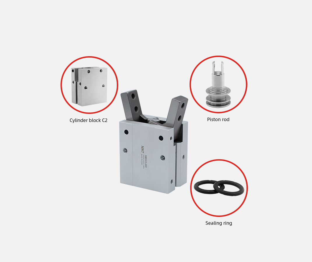 Angular Type Air Gripper NMHC2